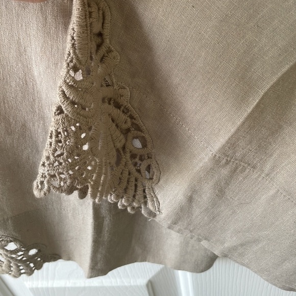 New Directions Cropped Linen-Blend Pants XL - Picture 12 of 12